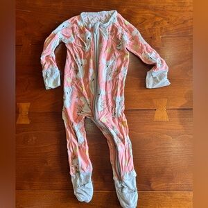 Little Sleepies 3-6month Zipper Footie